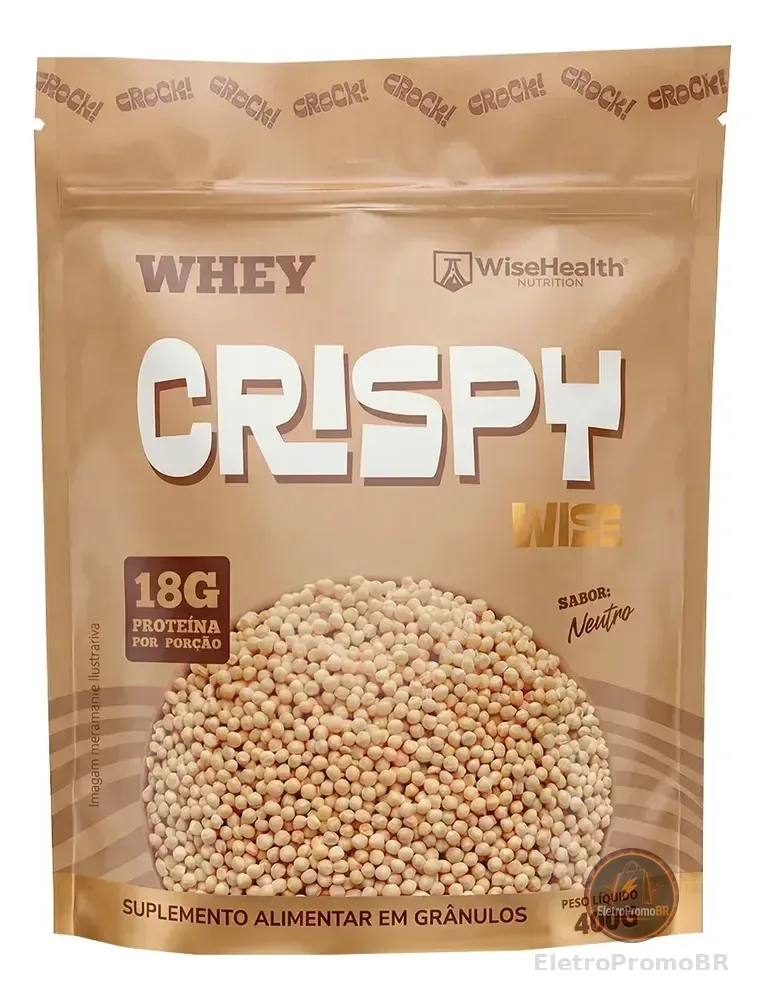 Crispy Wise (400g) - Grânulos De Whey Protein - Wisehealth Sabor Sem sabor