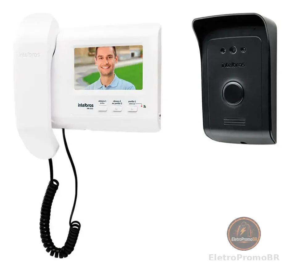 Video Porteiro Ivr 1010 Branco E Preto Intelbras 110V/220V