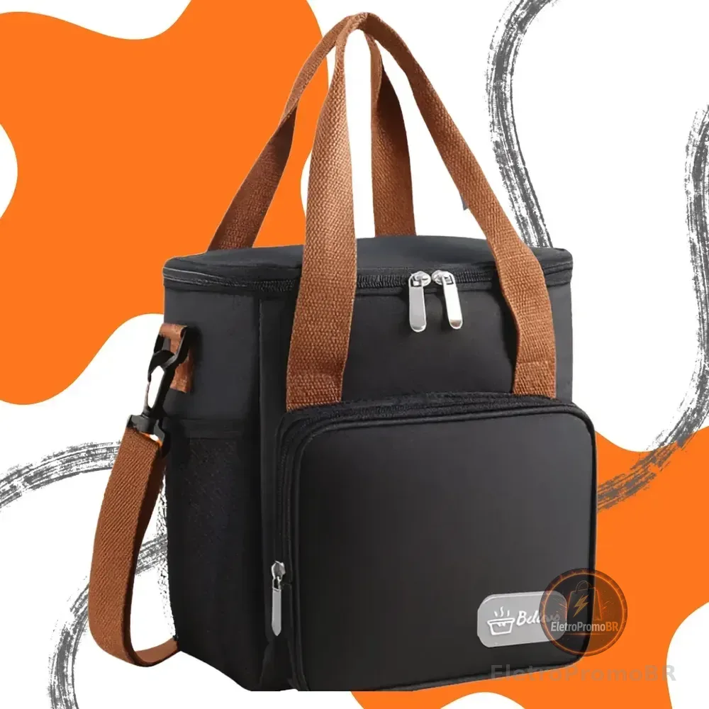 Bolsa Térmica Tche Amo de 12L para Marmita e Bebidas com Alça