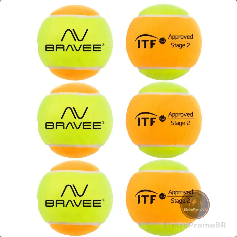 Bolinhas Beach Tennis ITF - Kit c/ 06 unidades