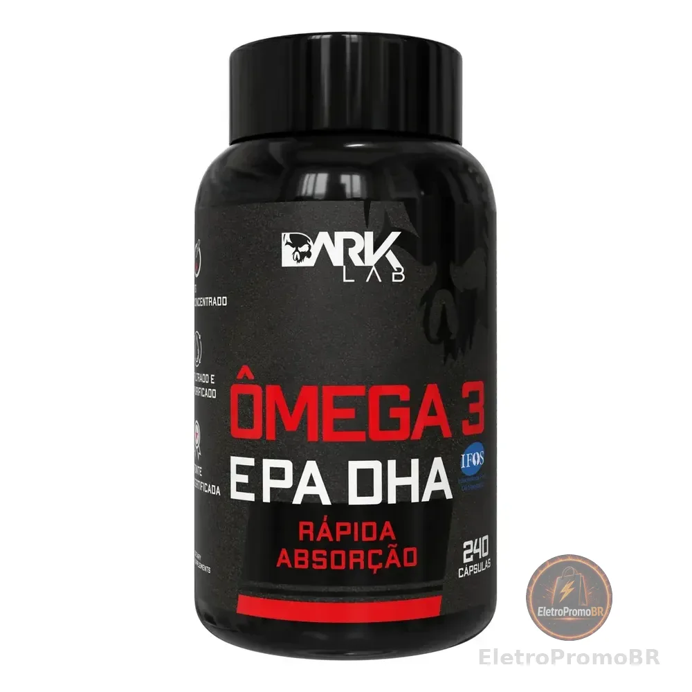Ômega 3 Epa Dha 240 Cápsulas Dark Lab Sem Sabor