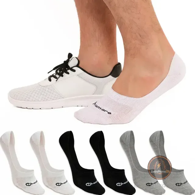 Kit 6 Pares Meias Zhamaro Premium Sapatilha 100% Invisível