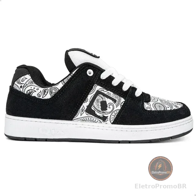Tênis Qix 90s Og Estampa Unissex | Preto Branco