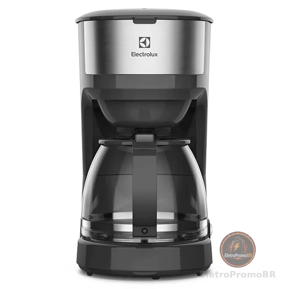 Electrolux Cafeteira Elétrica Inox filtro permanente removivel sistema corta pingos capacidade 1,2L 30 xicaras função manter aquecido ECM20 127v