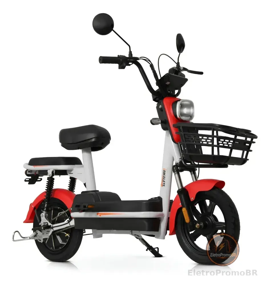 Bicicleta Elétrica Smart Mt-5 Motor 500w Bateria 48v 12ah cor vermelho