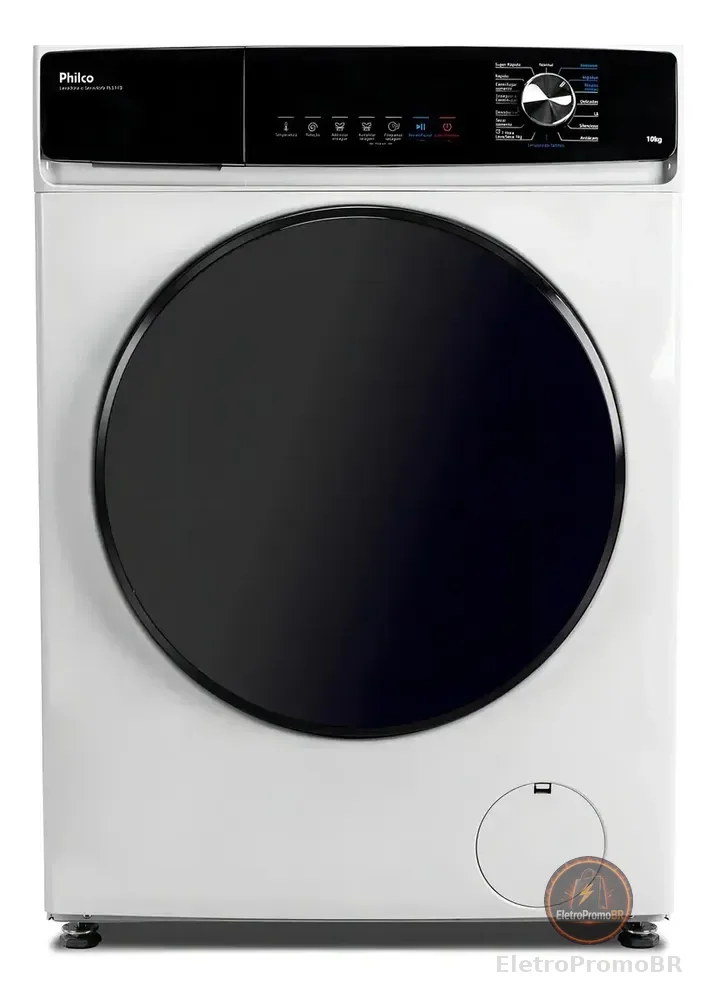 Lava E Seca Philco Smart Invertplus Lavagem 10kg Branco 127v