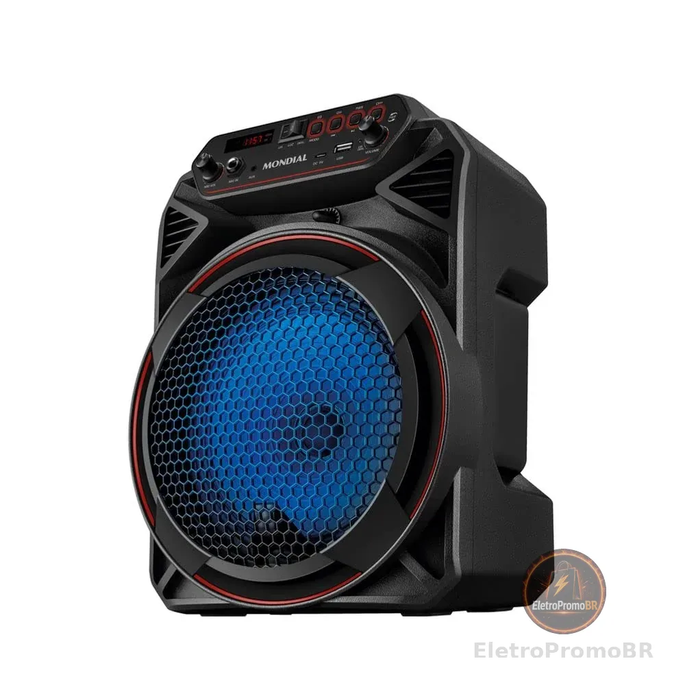 MONDIAL Caixa Amplificada, Preto, 150W RMS, Bivolt - CM-150