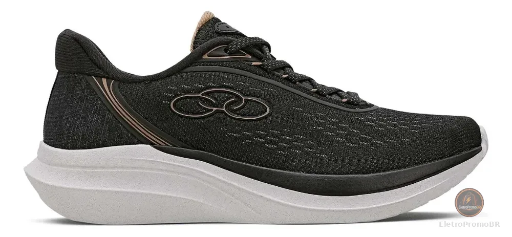 Tênis Feminino Role Olympikus Preto Liso 37 Br