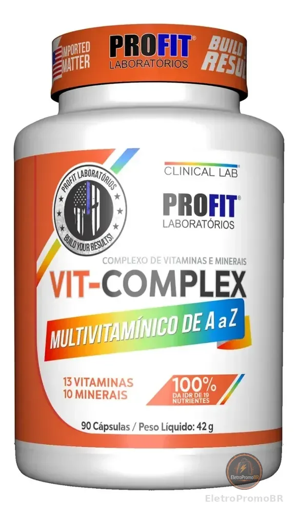 Multivitamínico Vit Complex A - Z 90 Capsulas - Profit Labs