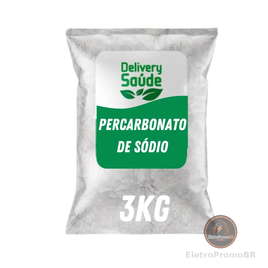 Percarbonato de Sódio Original Premium 100% Clareador de Roupas 1Kg/2Kg/3Kg