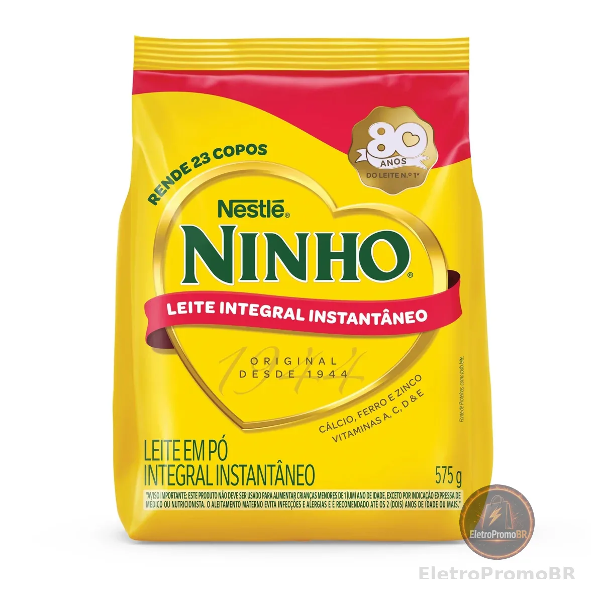 Leite em Pó Ninho Integral Instantâneo Sachê 575g