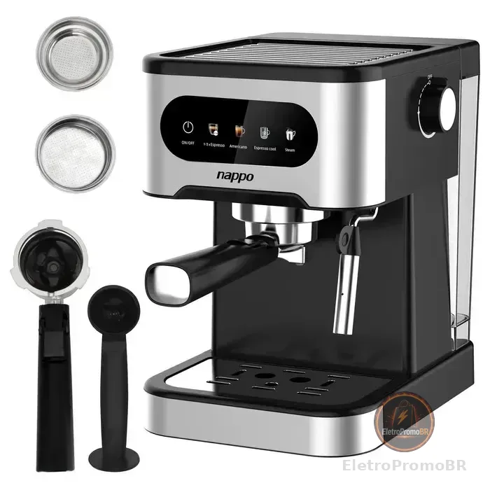 Cafeteira Nappo Expresso Nec-260 8 Em 1 Multicápsulas Bar 20 1350w - Inox