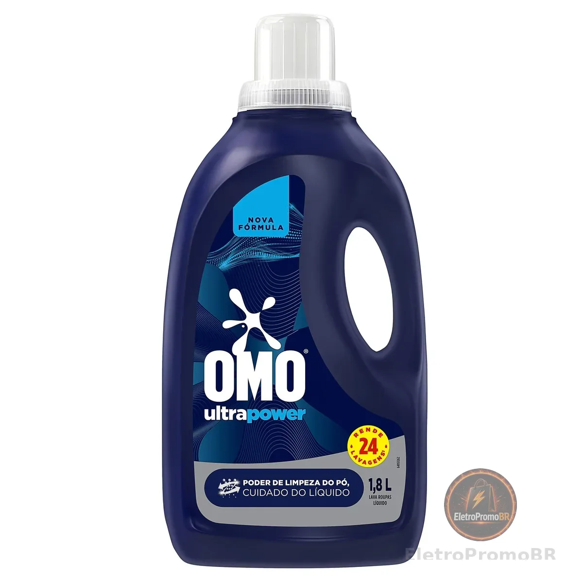 OMO Lava-Roupas Líquido Ultra Power Frasco 1,8L