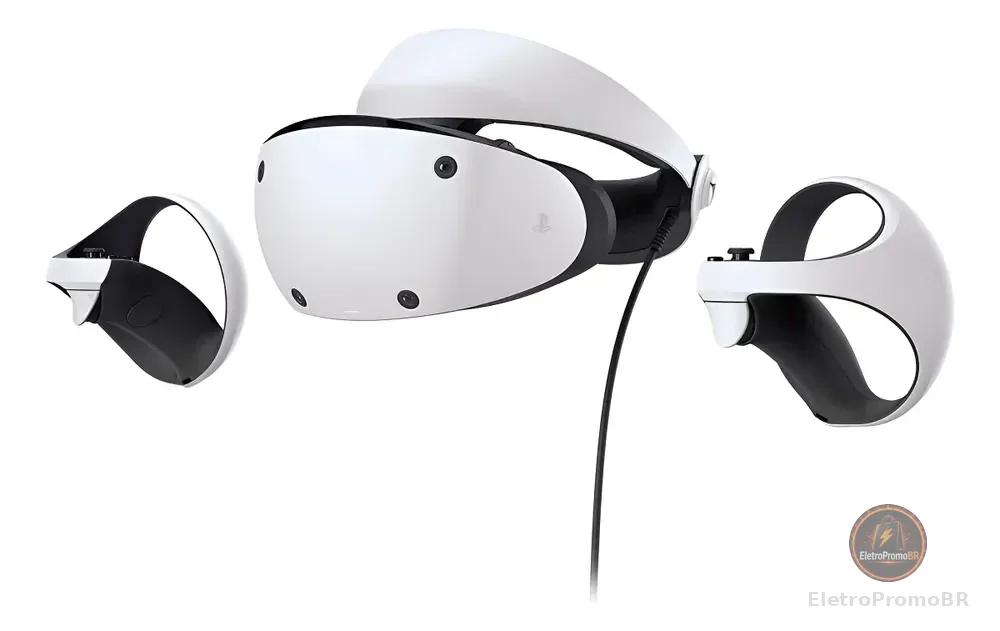 PlayStation VR 2 PS5 headset de realidade virtual branco