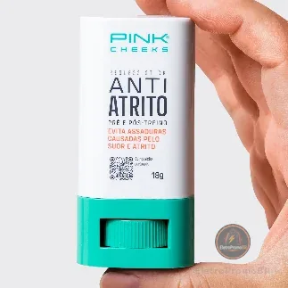Antiassaduras e Antiatrito Redless Bastão 18g PINK CHEEKS Original
