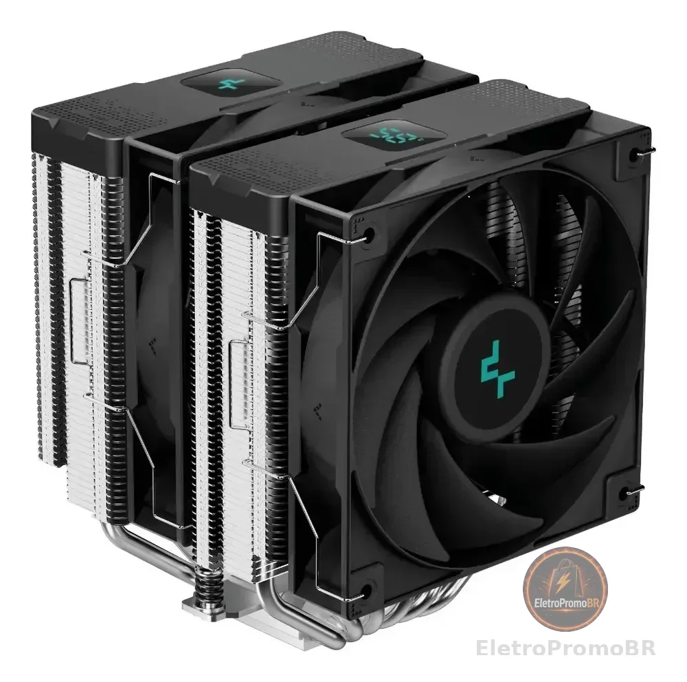 Air Cooler Ag620 Digital Com Monitoramento Deepcool Preto