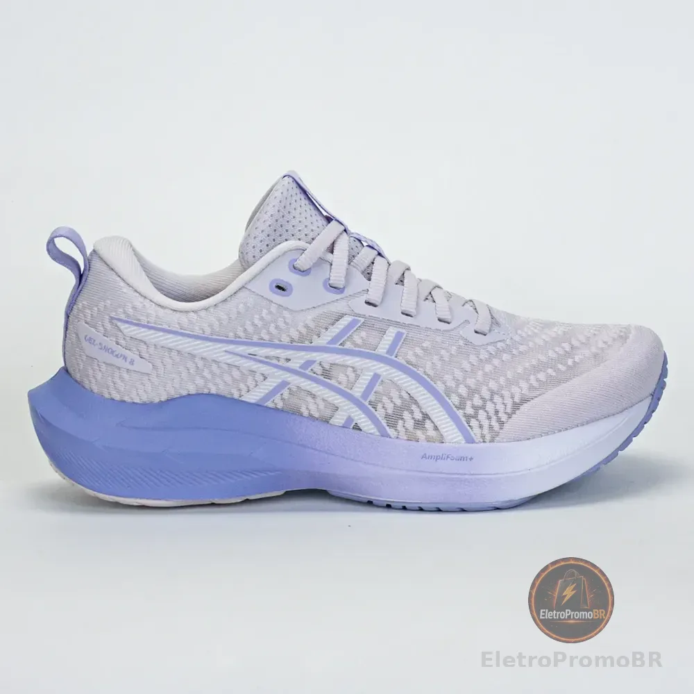 Tênis Asics Gel Shogun 8 Feminino Caminhada Lilás/branco 38 Br