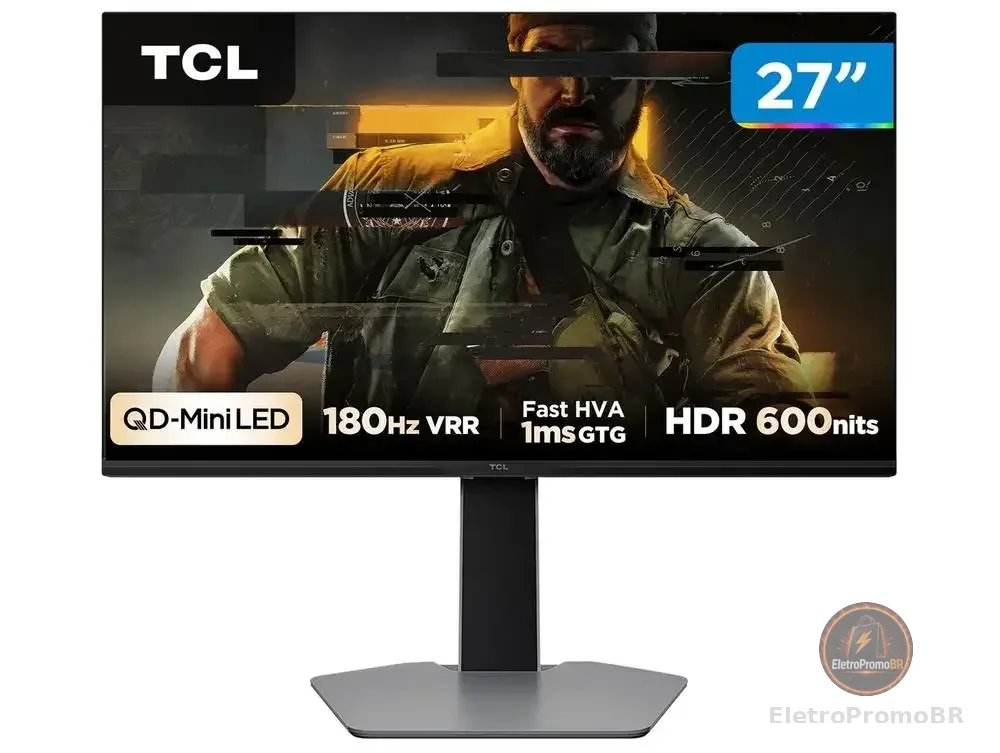 TCL MONITOR GAMER QHD16: - Bivolt
