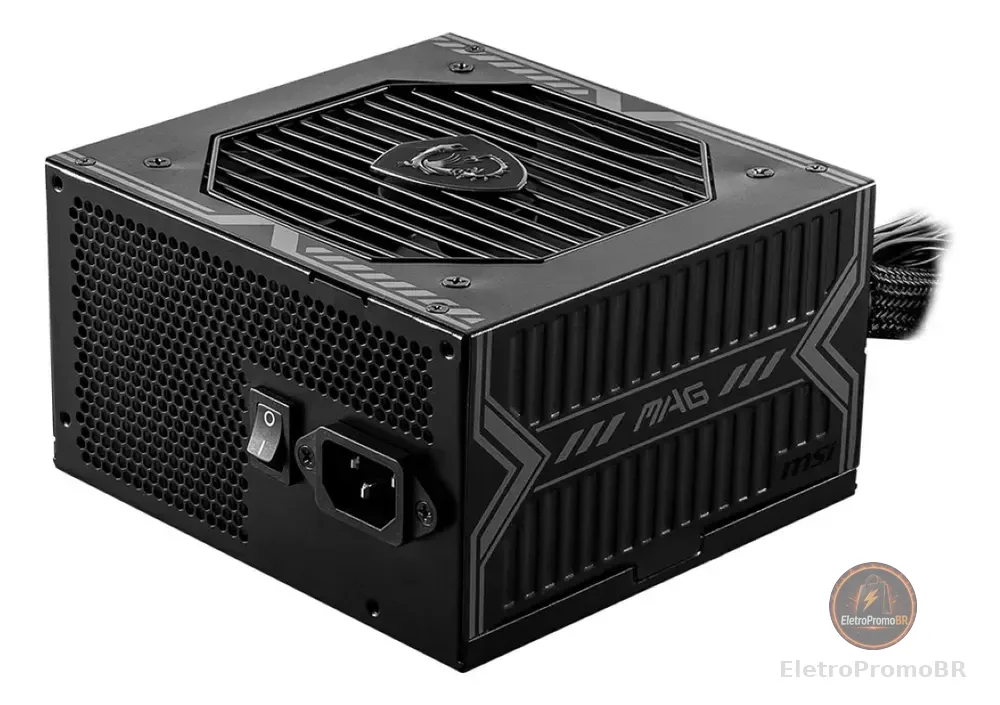 Fonte Msi Mag A650bn, 650w, Pfc Ativo, 80 Plus Bronze, Atx Preto