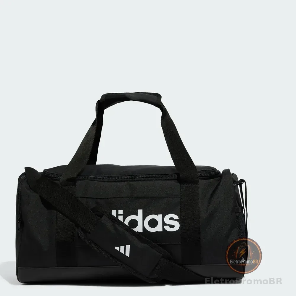 Mala Duffel Pequena Linear adidas