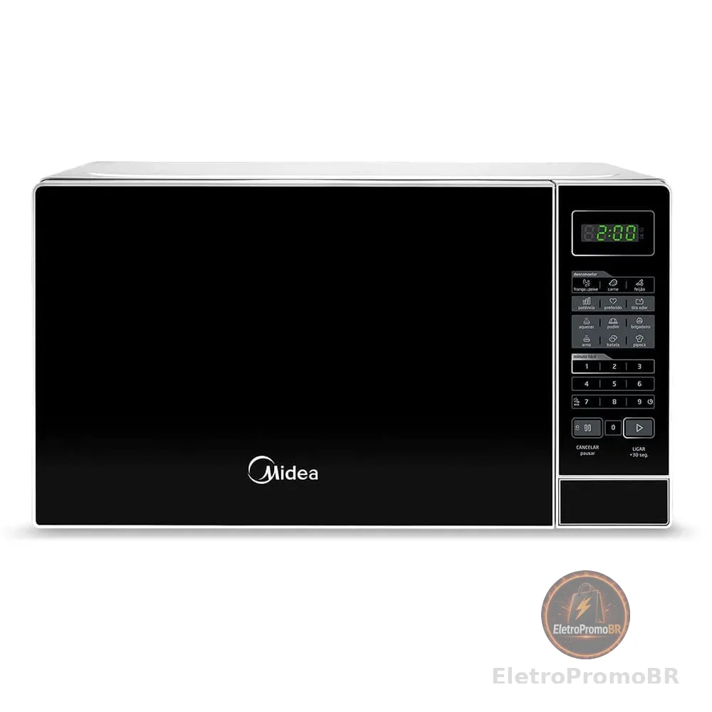 Forno Micro-ondas 20L Preto Midea 220V MRAS22