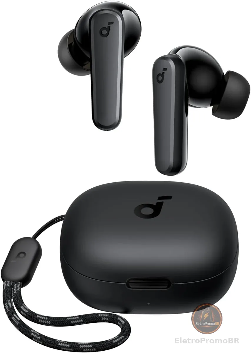soundcore R50i da Anker, Fone de Ouvido Bluetooth 5.3 Sem Fio, 2 Mics IA