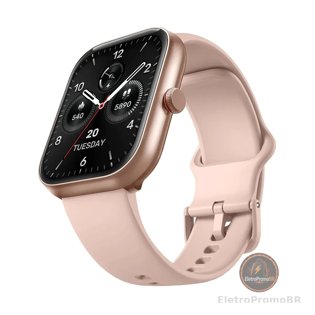 Bettdow SmartWatch, relogio smartwatch com 1.91" Ecrã tátil e AI, à prova d'água IP68, relogio feminino e masculino com 100+ Modos Esportivos Faz e Recebe Ligações(ouro)