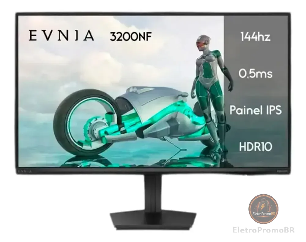 Monitor Gamer Philips Evnia 27'' Ips 144Hz 0.5ms Fhd27m2n3200nf Preto