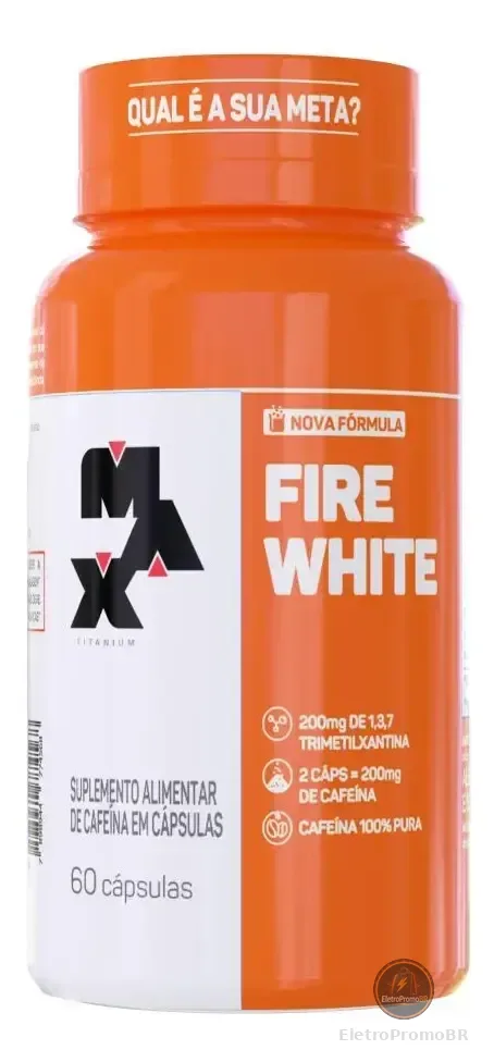 Termogenico Fire White 60 Cáps Max Titanium