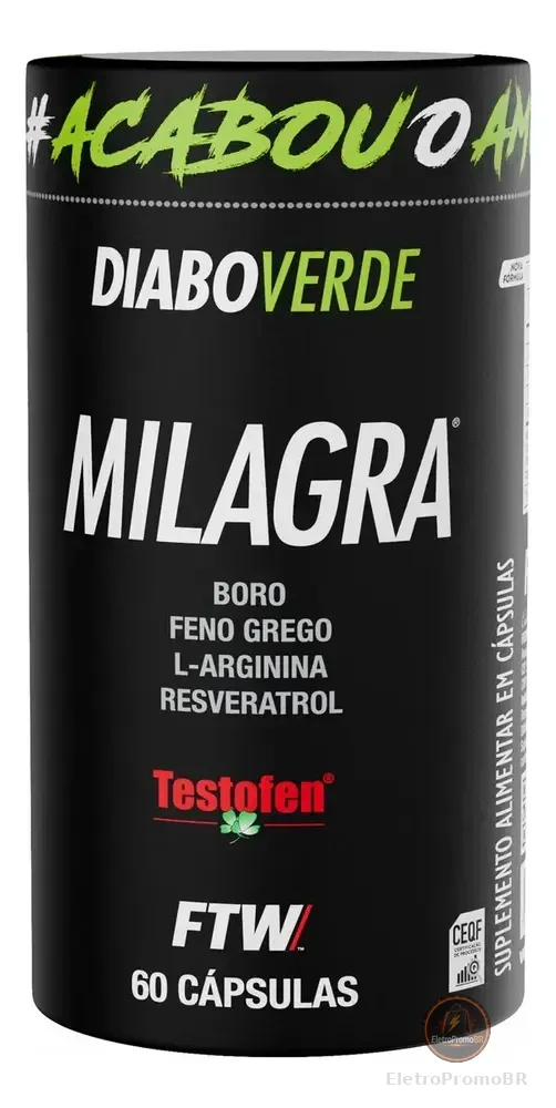 Milagra Pote 60 Cáps FTW - DIABO VERDE