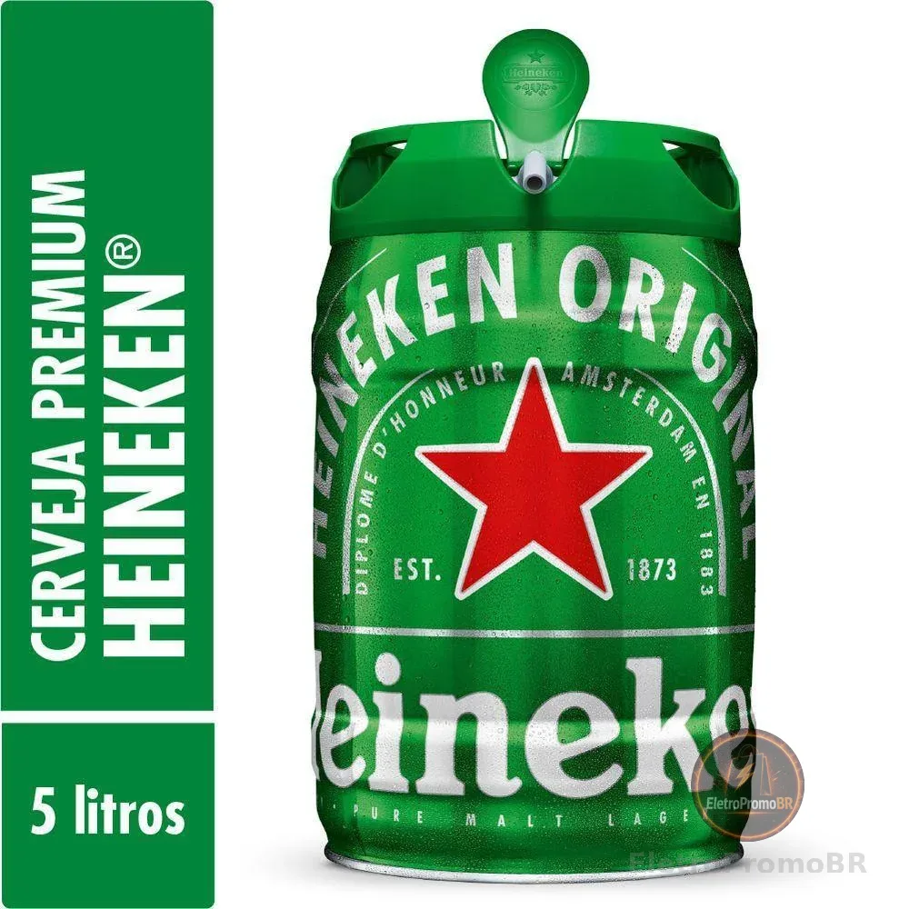 Cerveja Premium 5L Barril Heineken