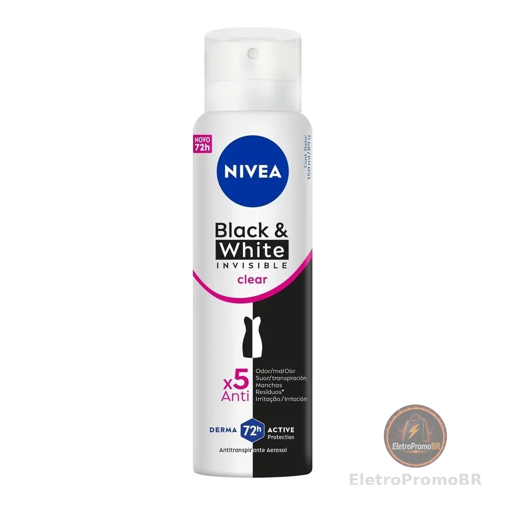 Desodorante Aero Nívea Feminino B&W 150ml