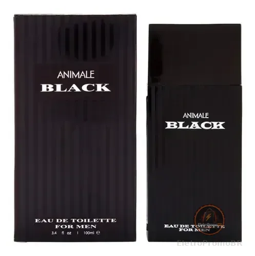 Perfume Eau de Toilette Animale Black Amadeirado 100ml