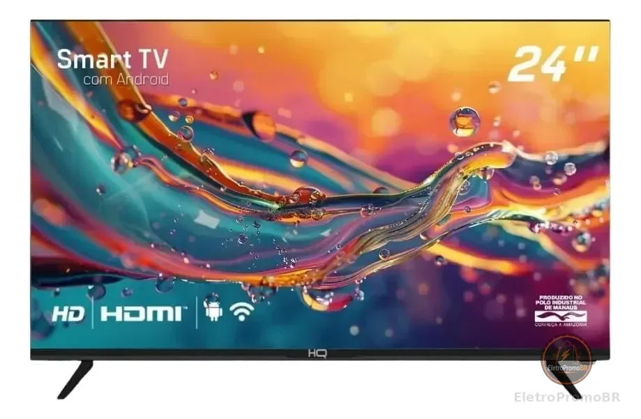 Smart Tv Hq 24 Led 3 Hdmi 2 Usb Wi-fi Android Hqs24nkhm