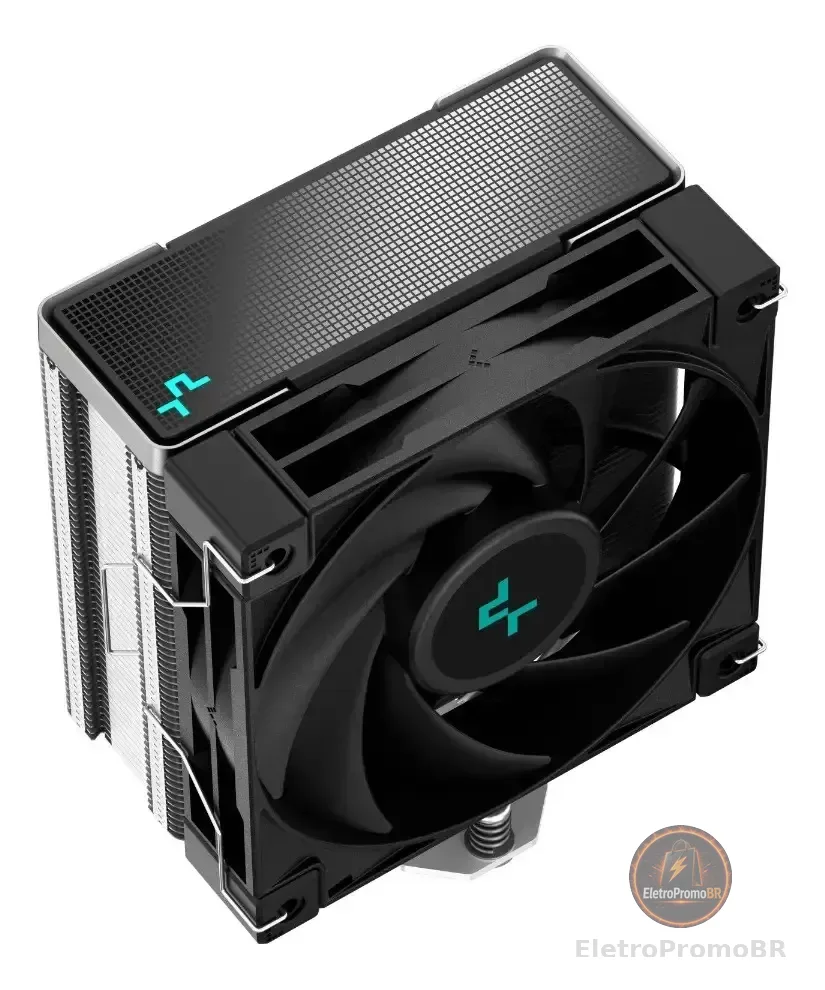 Air Cooler Para Processador Deepcool Ak400 Bk, Intel/Amd - Preto