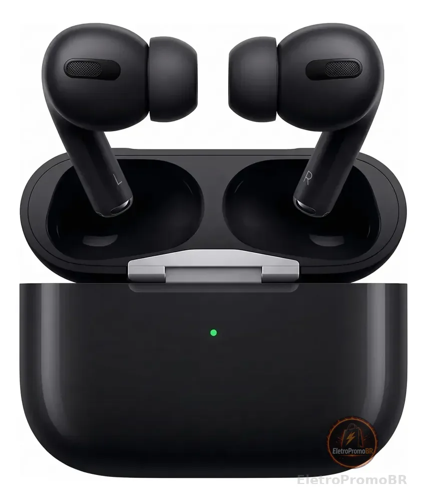 Fone De Ouvido Bluetooth 5.4 Para iPhone E Android Preto Preto