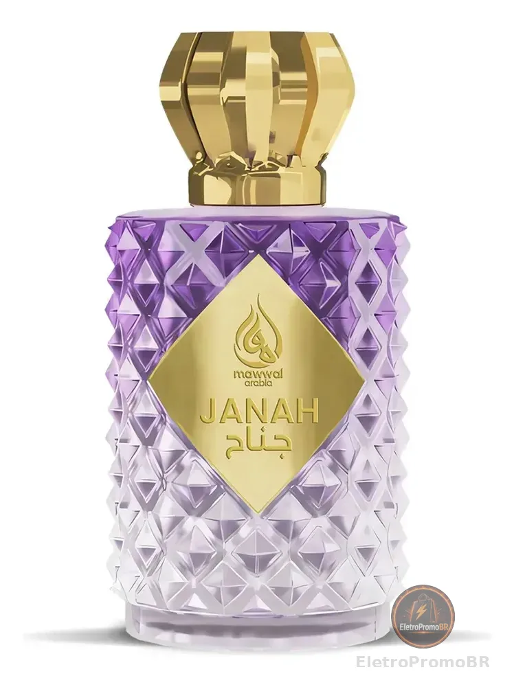 Perfume Mawwal Janah 100ml Oriental Frutado Árabe Bergamota Sândalo