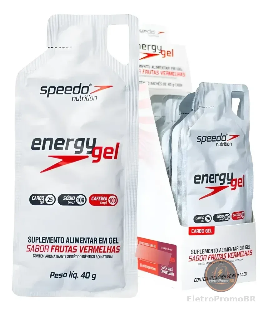 Energy Gel Z2 Speedo Frutas Vermelhas Box 10uni Frutas Vermelhas