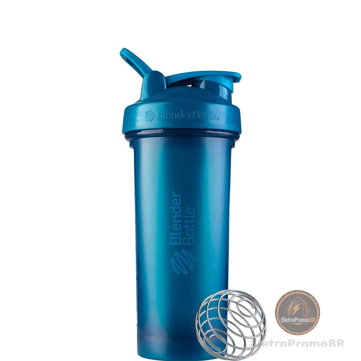 Coqueteleira clássica V2 da BlenderBottle para shakes de proteína e pré-treino, 830 ml, Ocean Blue