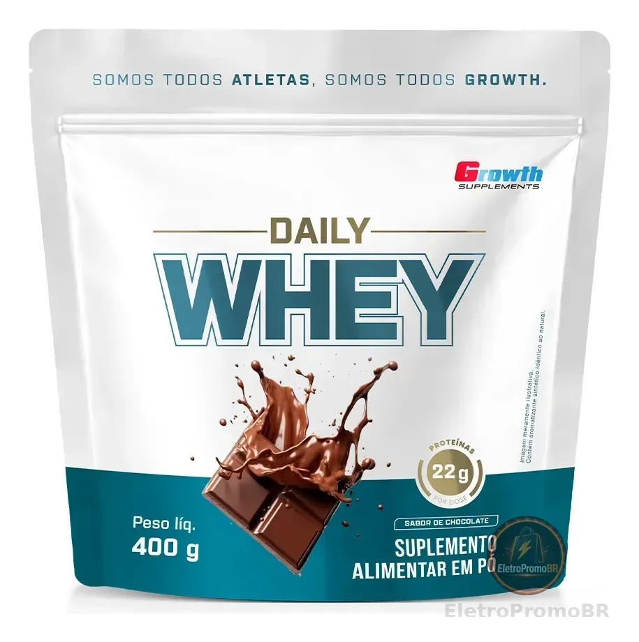 Daily Whey Protein 400g Growth Supplements Chocolate