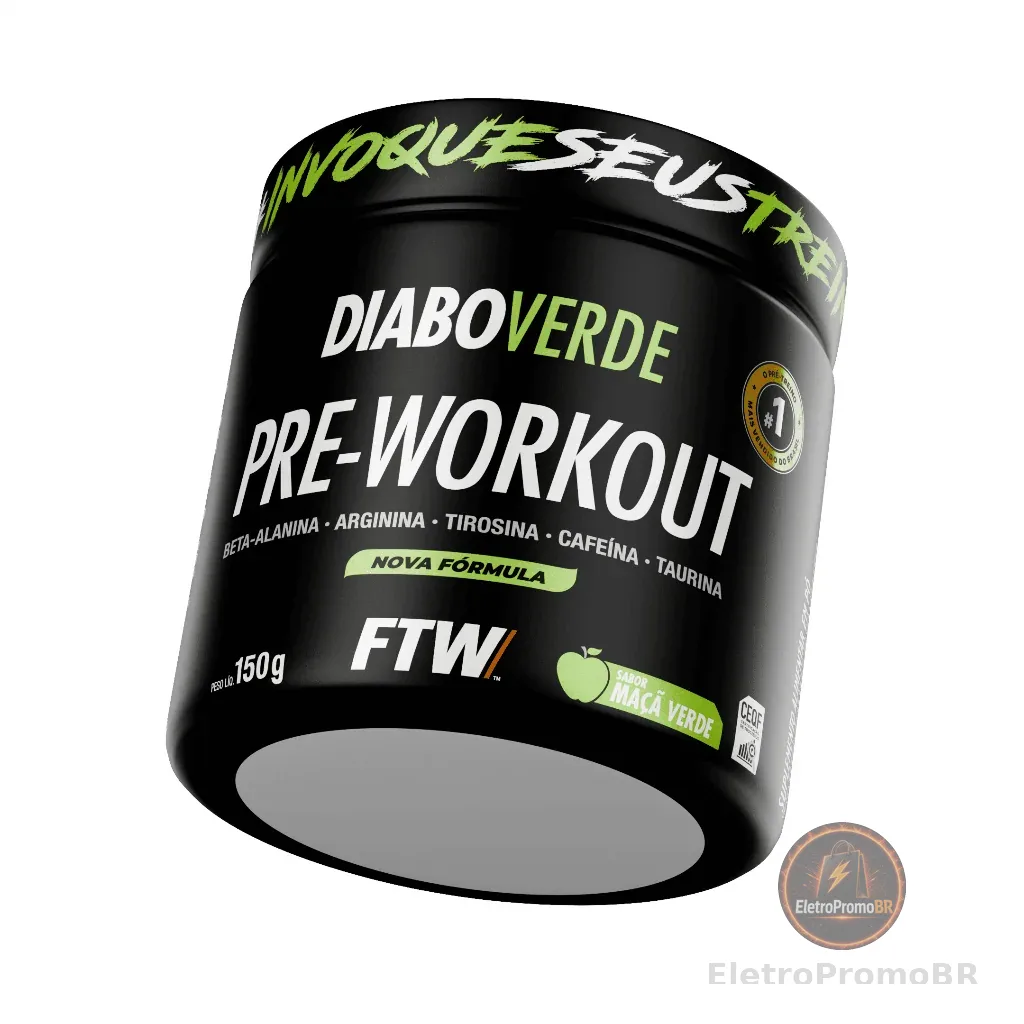 Pré Treino Diabo Verde Pre-Workout 150g - FTW