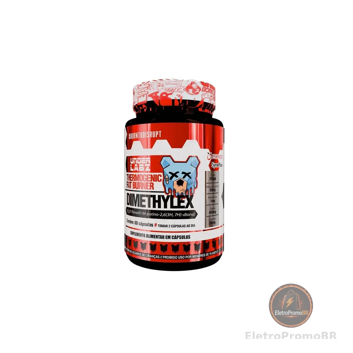 Dimethylex (60 capsulas - 30 Doses) Termogênico - Under Labz | Acelera o Metabolismo, Energia Prolongada, Foco – Fórmula Premium | Treinos intensos | Tecnologia Burn Matrix