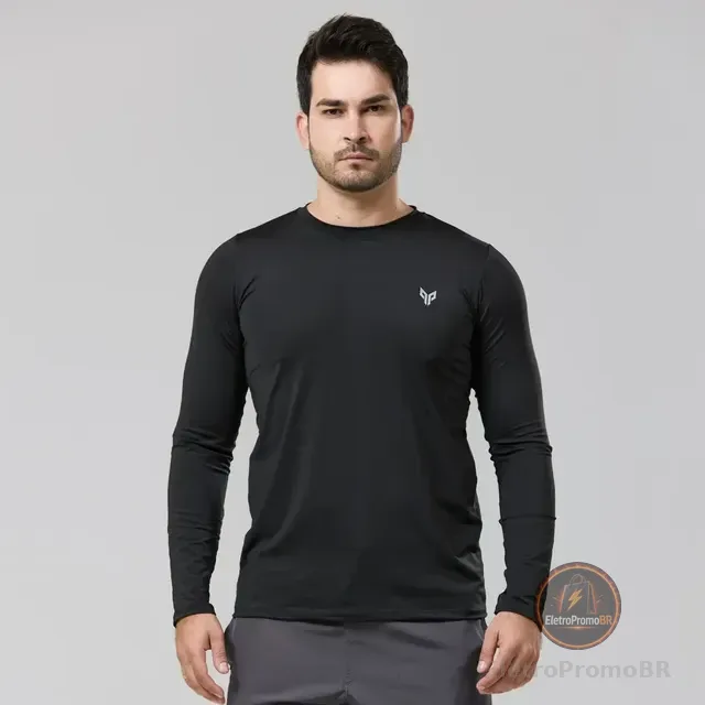 Camiseta Camisa Térmica Proteção Uv 50+ Manga Longa Blusa