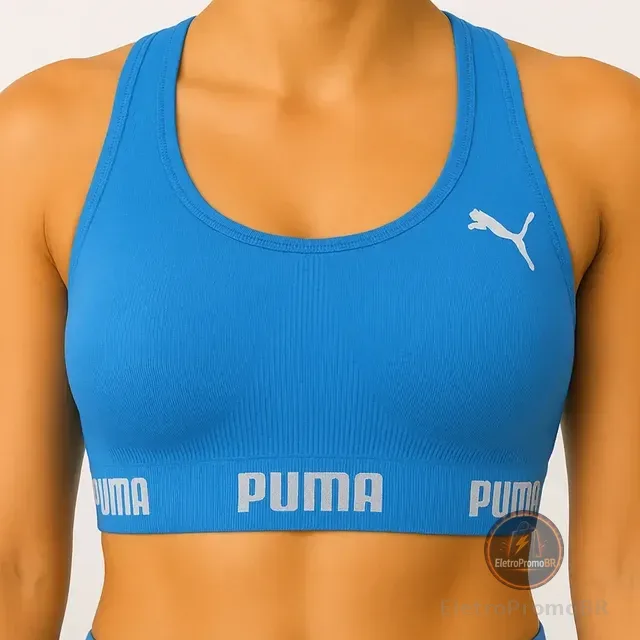 Top Puma Academia Fitness Original Nadador Alta Sustentação