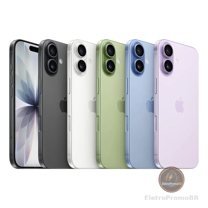iPhone 17 5G 256GB Tela 6,3" 120Hz 48MP iOS Original Novo Lacrado com Nota FIscal