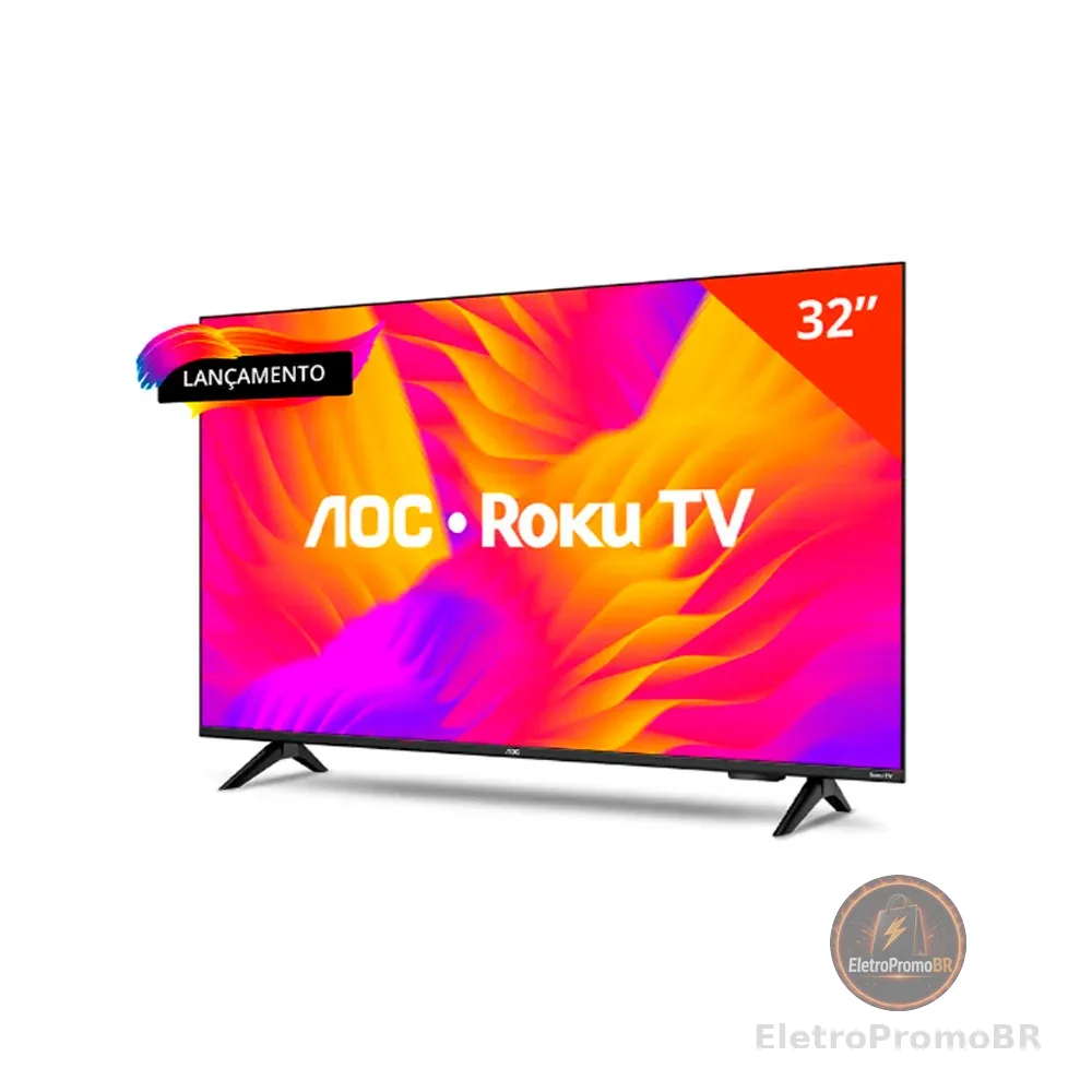 Smart Tv Aoc Dled 32 Wi-fi Roku Tv Quad Core 32s5155/78g