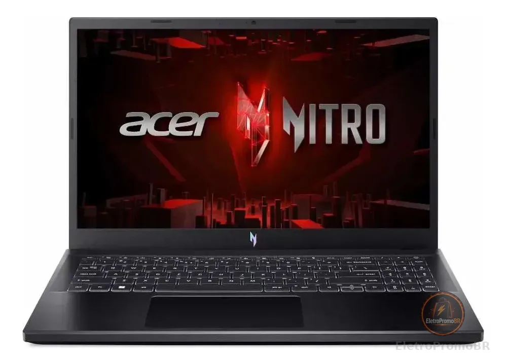 Notebook Gamer Acer Nitro V ANV15-51-57WS Intel® Core™ i5-13420H 13ªGeração 512SSD 8GB Nvidia® GeForce® RTX 3050 GDDR6 Linux Gutta 15,6'