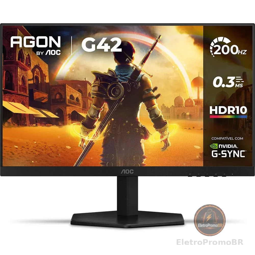 Monitor Gamer AOC 24G42HE/57 200HZ/0,3MS/23,8