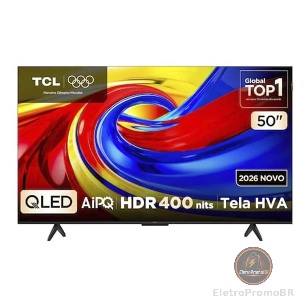 Smart TV 50 4K TCL P7L QLED Google TV 120Hz Dolby Vision