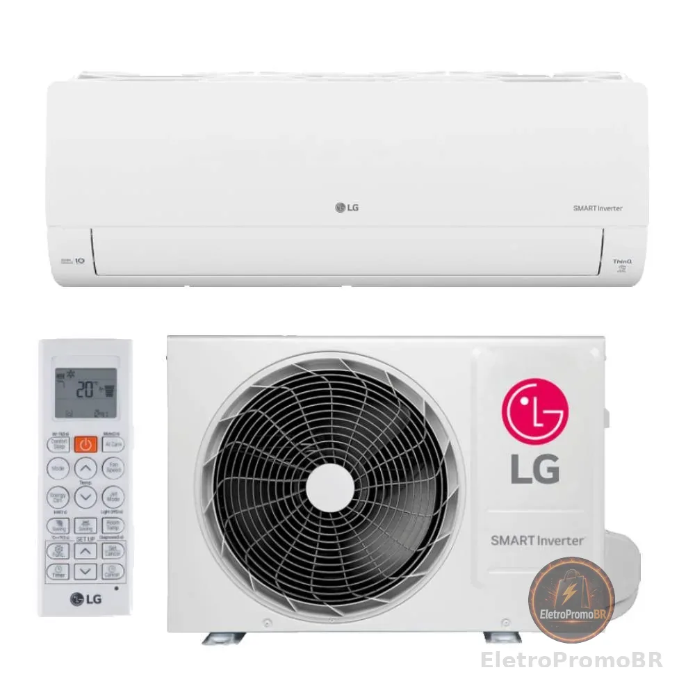 Ar Condicionado LG AI Smart Inverter Voice 9000 BTUs Frio 220V S3-Q09JA31E